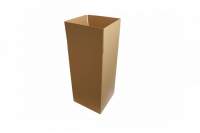 Zweiwellige braune Kartonage 485x485x970mm Zweiwellige braune Kartonage 485x485x970mm