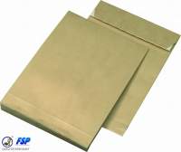 Braune Faltentaschen DIN E4 280x400mm ohne Fenster haftklebend Braune Faltentaschen DIN E4 280x400mm ohne Fenster haftklebend