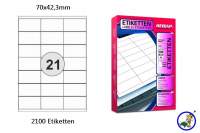 Papier-Etiketten 70x42,3mm DIN A4-günstig