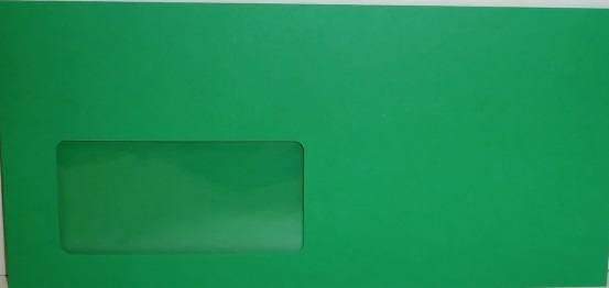 Briefumschlag C6/5 grün