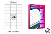 Papier-Etiketten 70x36mm DIN A4 Papier-Etiketten 70x36mm DIN A4