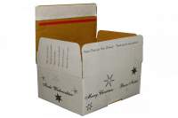 Karton 16x13x7cm mit Aufdruck Frohe Weihnachten Karton 16x13x7cm mit Aufdruck Frohe Weihnachten